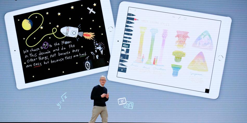 Apple lanza un iPad de bajo costo dirigido a estudiantes
